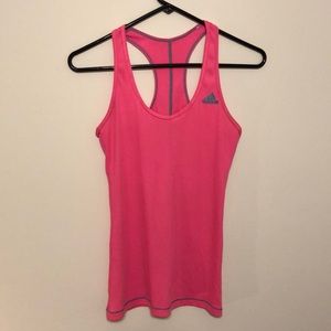 Pink adidas tank